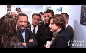 Roxana Maracineanu, ministre des Sports, et Adrien Taquet, secrétaire d'État à la protection de l'enfance en visite à La MECS de Lorry-Lès-Metz