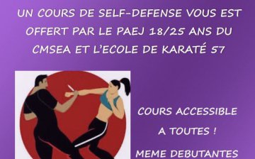 Le PAEJ et l'École de Karaté57 offrent un cours de self-défense !
