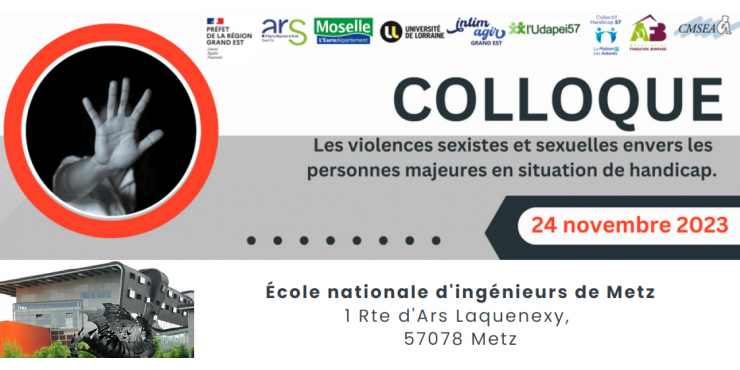 COLLOQUE : Violences sexistes et sexuelles envers les personnes majeures en situation de handicap