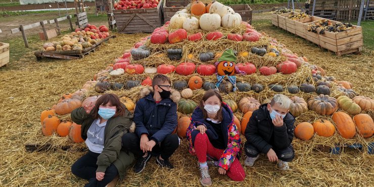 Les enfants du DITEP préparent Halloween