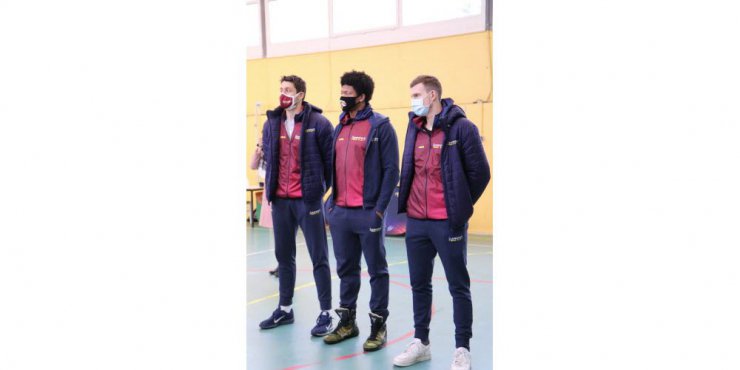 Trois basketteurs pros des Canonniers de Metz à l'IMPro de Morhange
